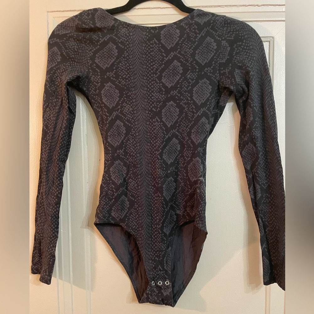 H&M Snakeskin Bodysuit